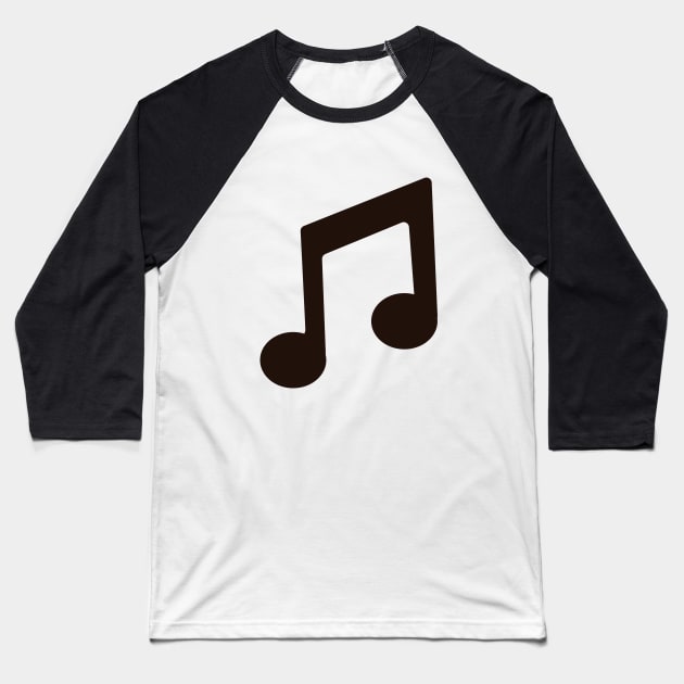 Musical Note Baseball T-Shirt by nickemporium1